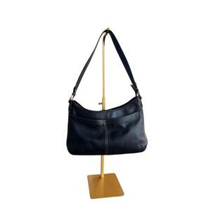 Vintage Y2K Liz Claiborne Black Leather Hobo
Shoulder Bag